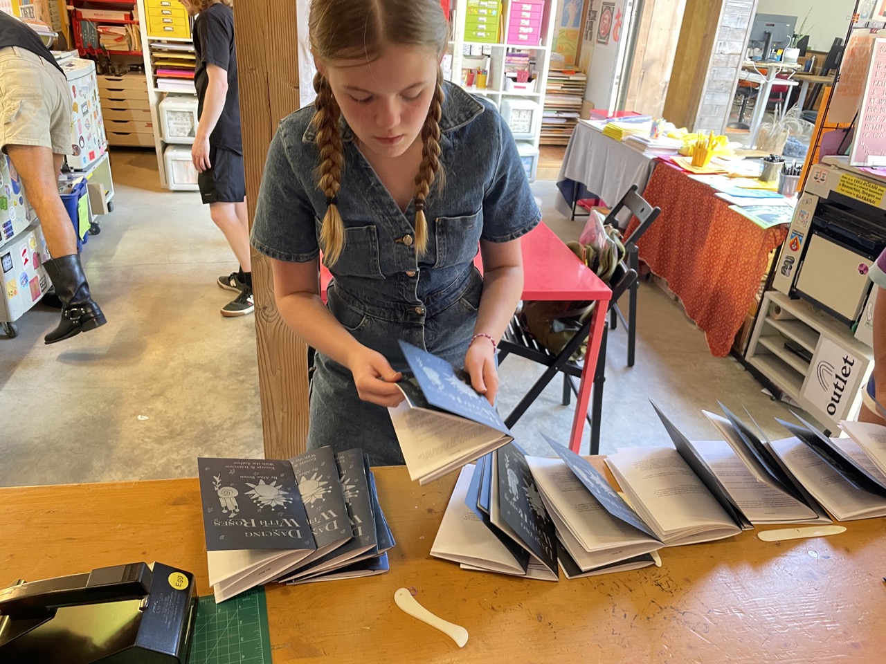 alice assembling her novel